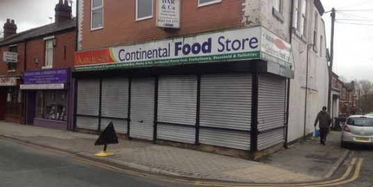 Retail shop available,close to Tesco’s, KFC, Hyde Rd Gorton