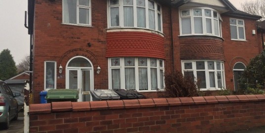 3 Bed House. Kings Rd Stratford Manchester M32 8JG